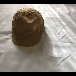RRL 100% Cotton & Leather Mens Cap